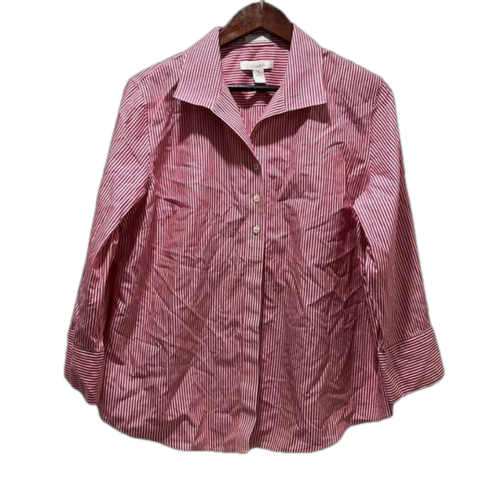 Chico’s striped blouse size 3 GUC